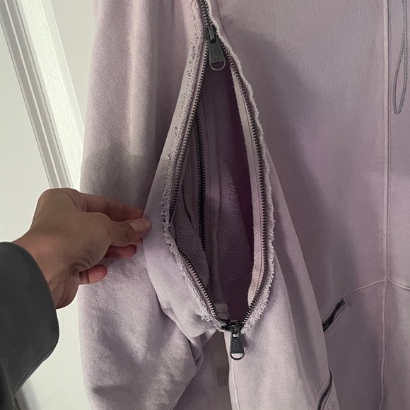 FP Movement Lavender Convertible Oversized Hoodie Sz XS - Picture 6 of 9